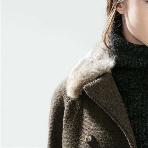 Zara Wool Coat - Picture 3 of 9
